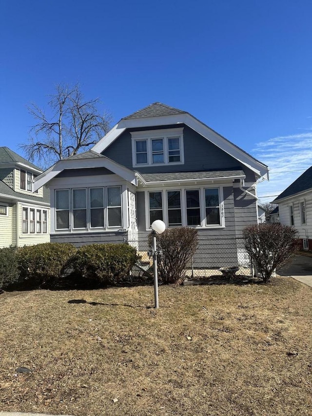 view of bungalow-style home