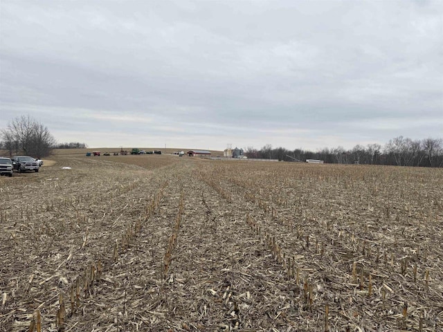 view of yard featuring a rural view