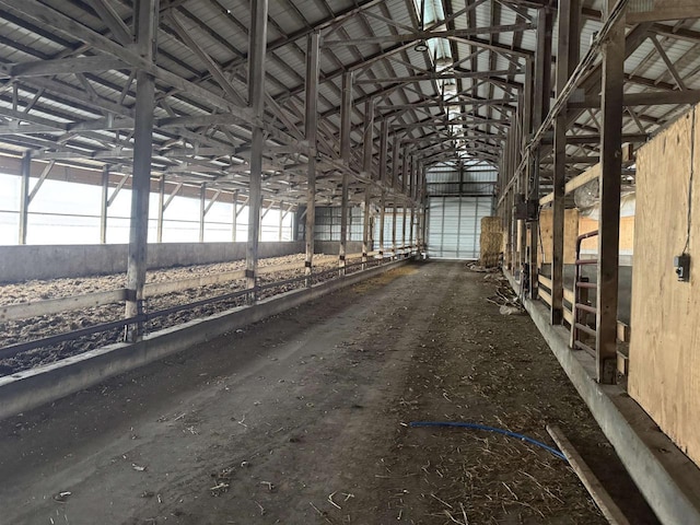 view of horse barn