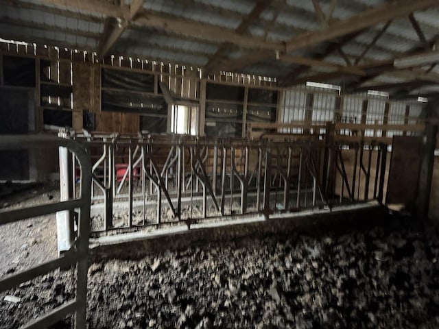 view of horse barn