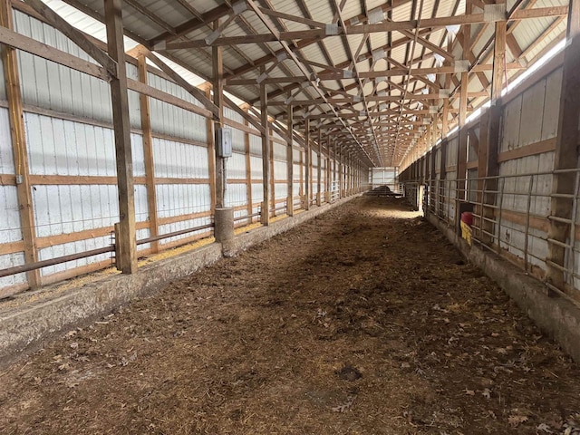 view of horse barn