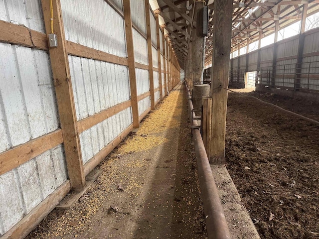 view of horse barn