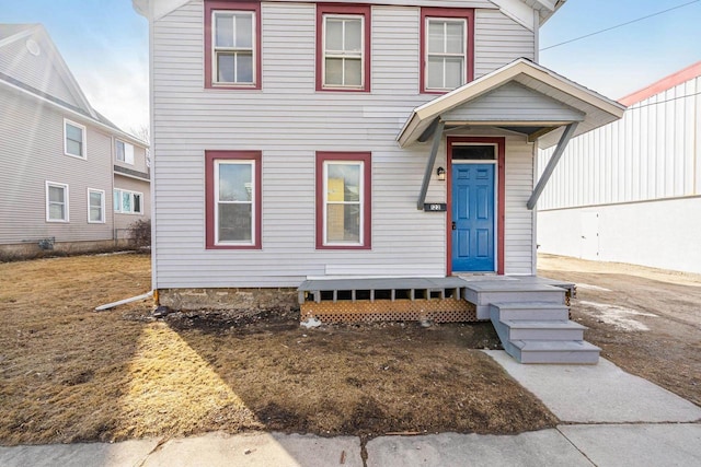 view of front of home