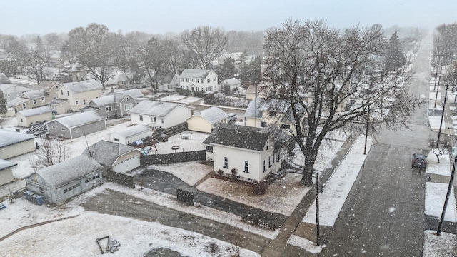 birds eye view of property featuring a residential view