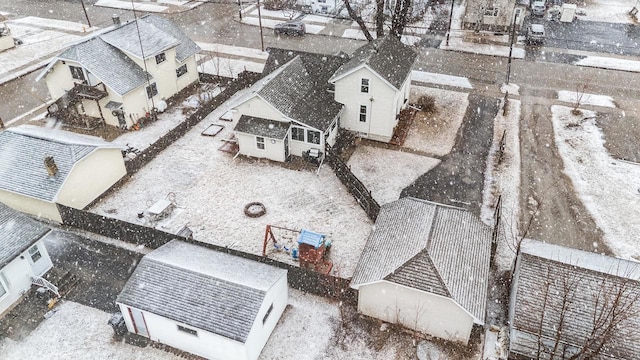 birds eye view of property featuring a residential view