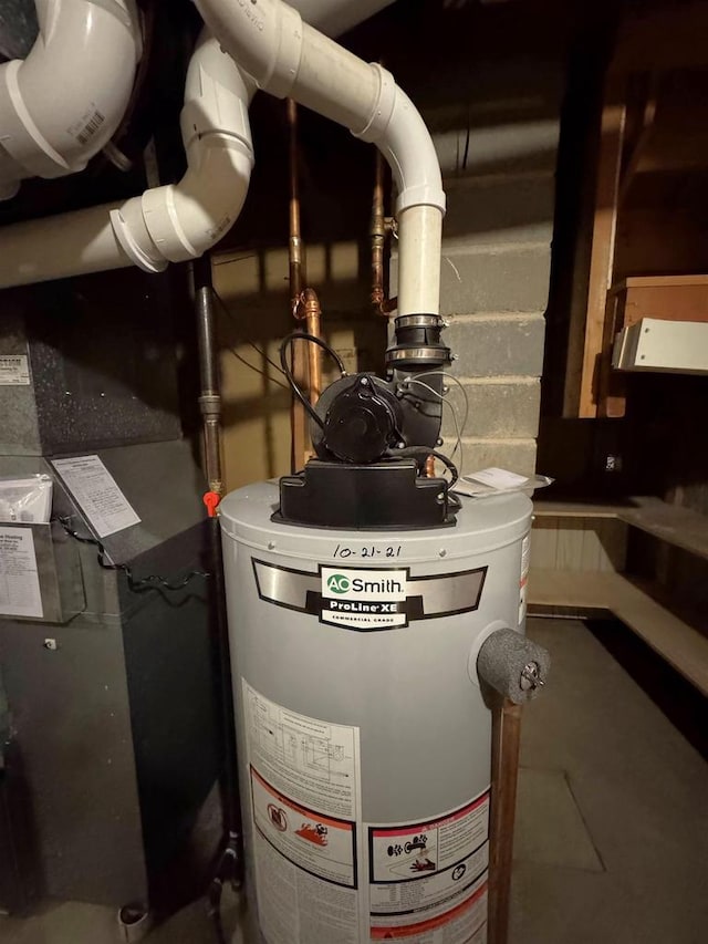 utilities with water heater