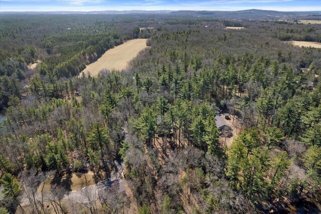 W3864 W Lemonweir Ct, Mauston, WI 53948 - birds eye view of property featuring a forest view