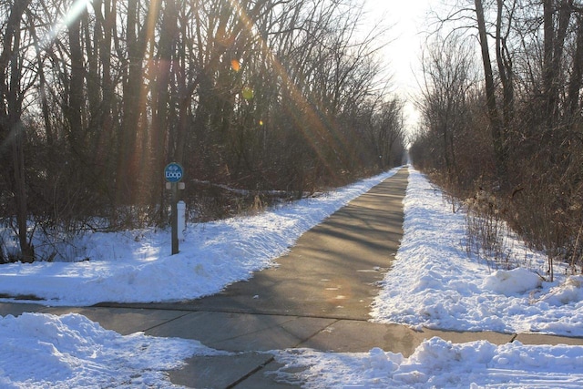 view of road