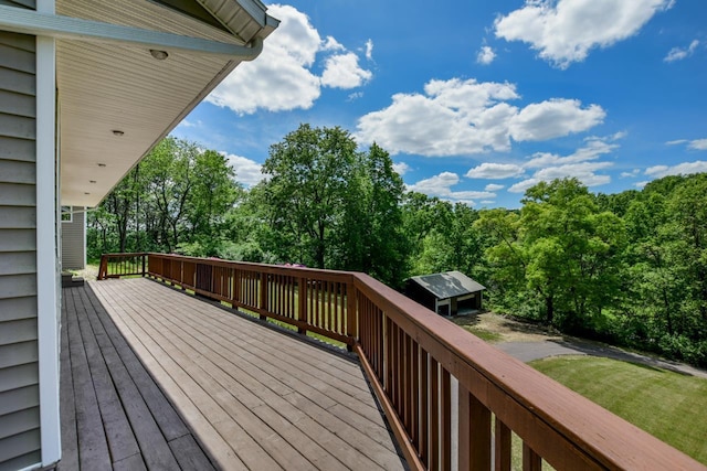 view of deck