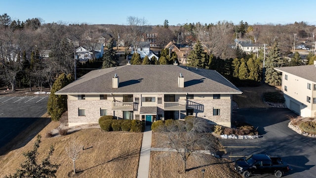 birds eye view of property featuring a residential view