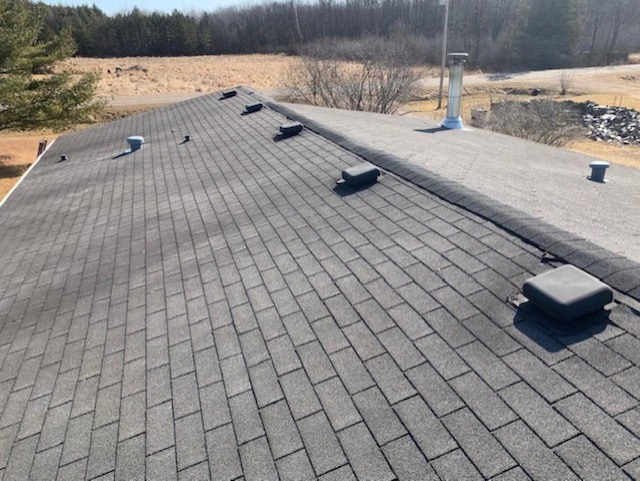 details with roof with shingles