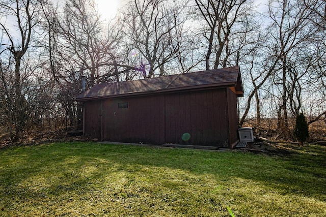 view of outbuilding with an outdoor structure