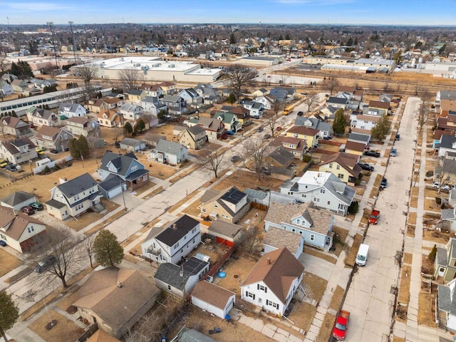 birds eye view of property featuring a residential view