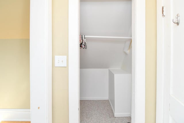 view of closet