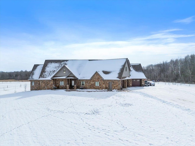9073 Richfield Dr, Marshfield, WI 54449 - view of front of property with a garage