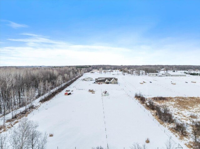 9073 Richfield Dr, Marshfield, WI 54449 - view of snowy aerial view