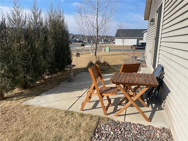 view of patio / terrace with outdoor dining space