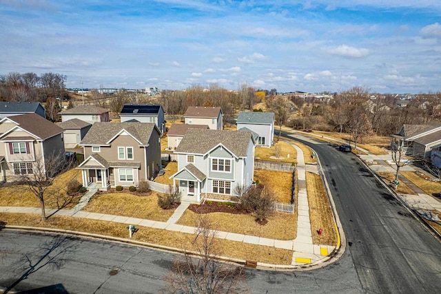 birds eye view of property featuring a residential view