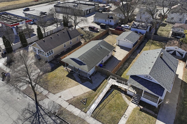 drone / aerial view featuring a residential view