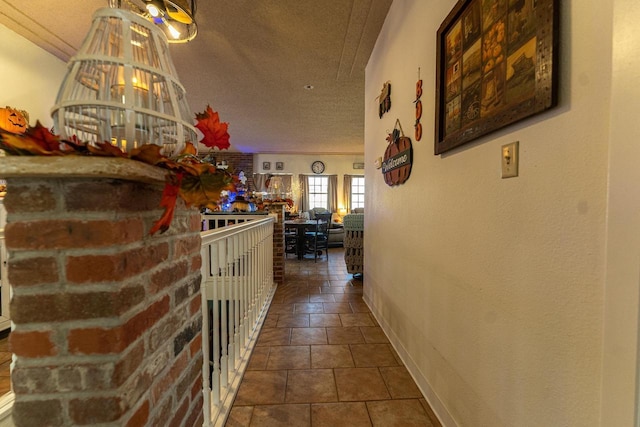 hallway with baseboards