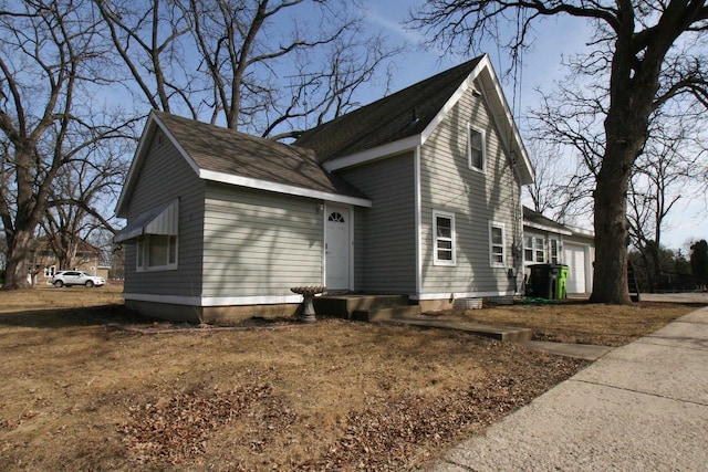 view of side of home