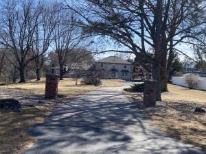 view of road featuring driveway