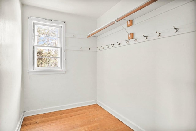 interior space with light wood-style floors