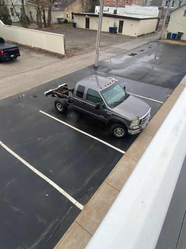 view of uncovered parking lot