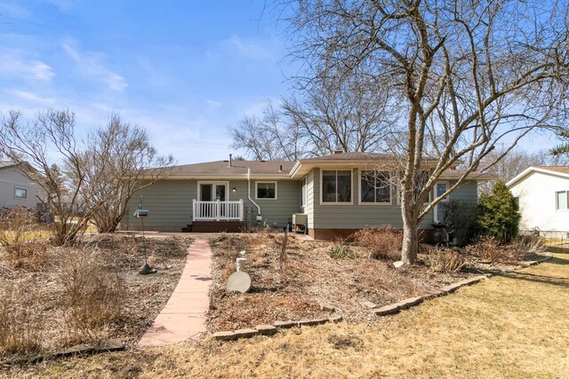 view of rear view of house