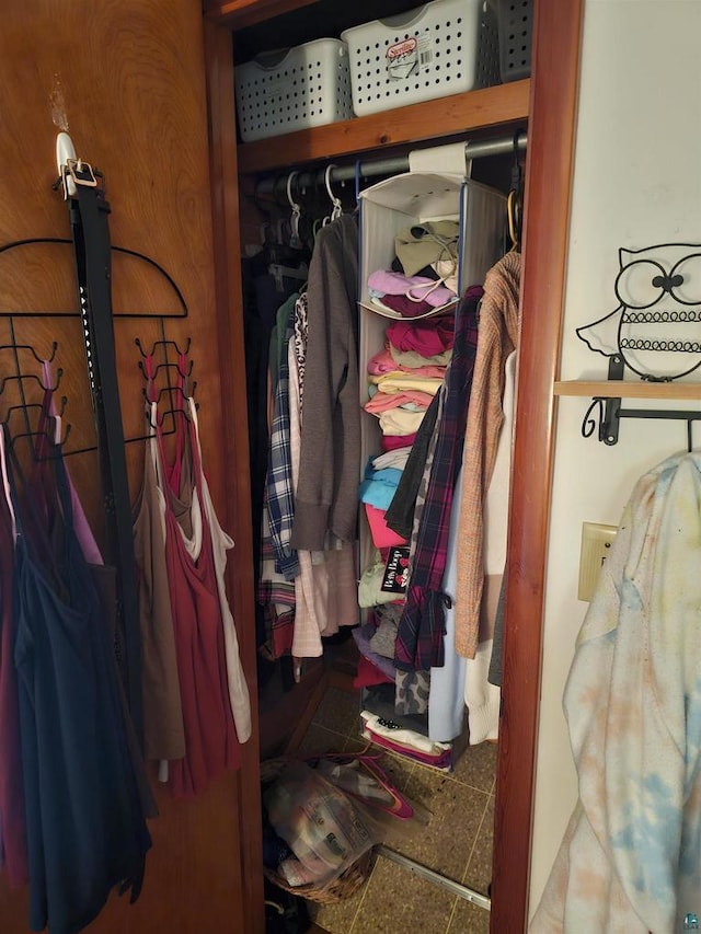 view of closet