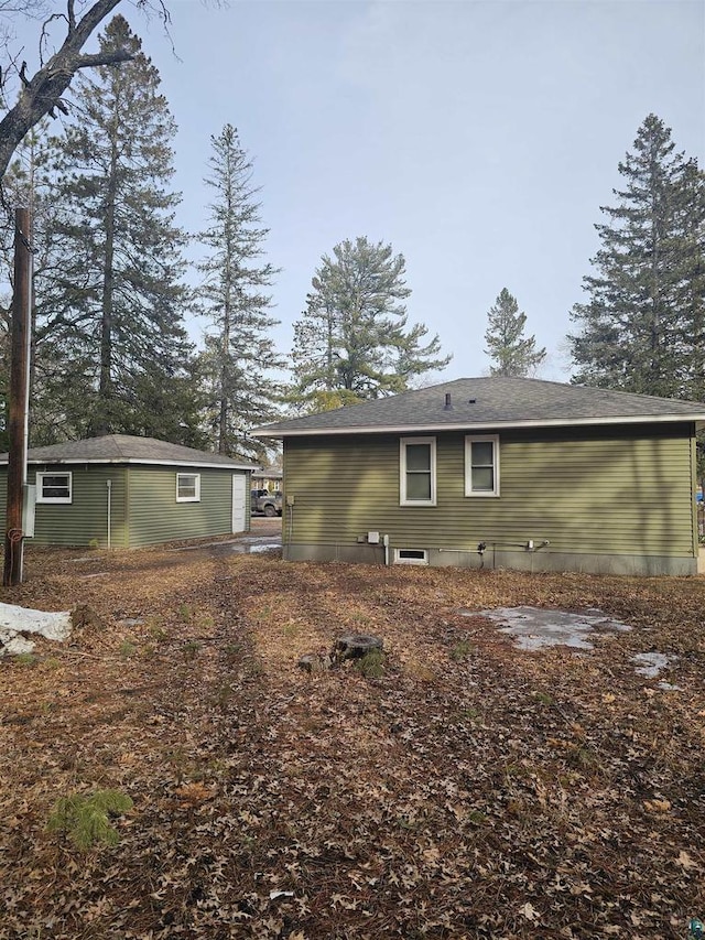 view of rear view of house