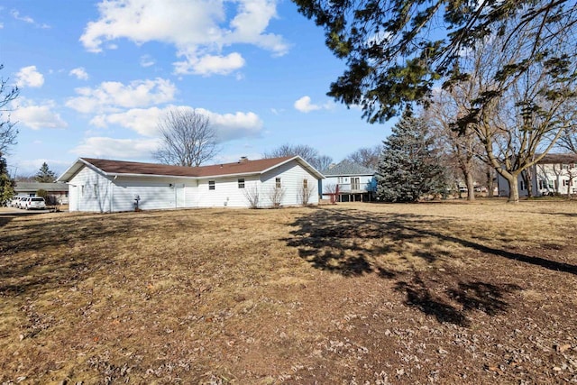 view of back of property