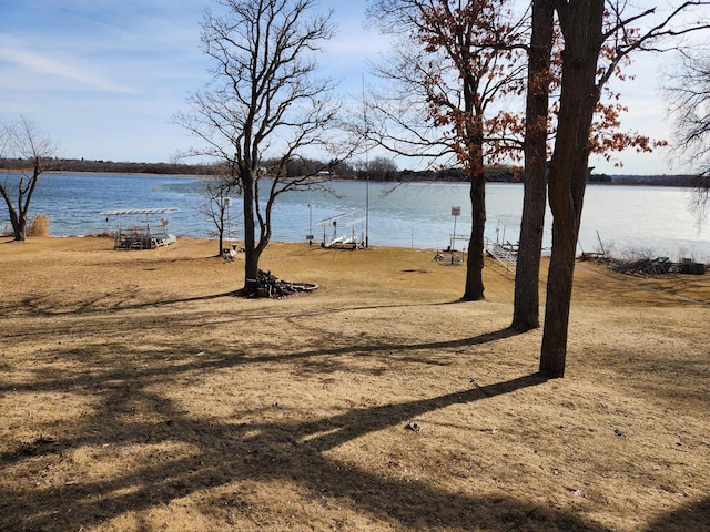 view of water feature