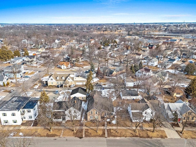 drone / aerial view featuring a residential view