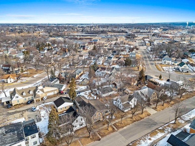 bird's eye view featuring a residential view