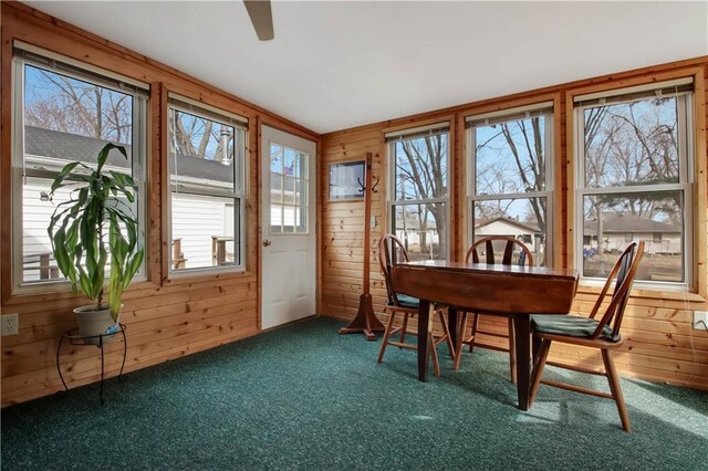 sunroom featuring plenty of natural light