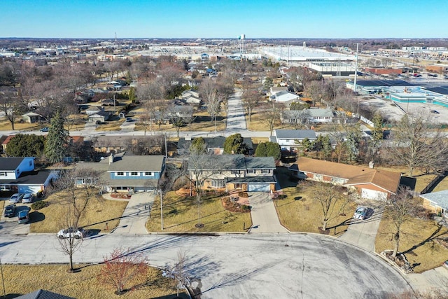 drone / aerial view featuring a residential view