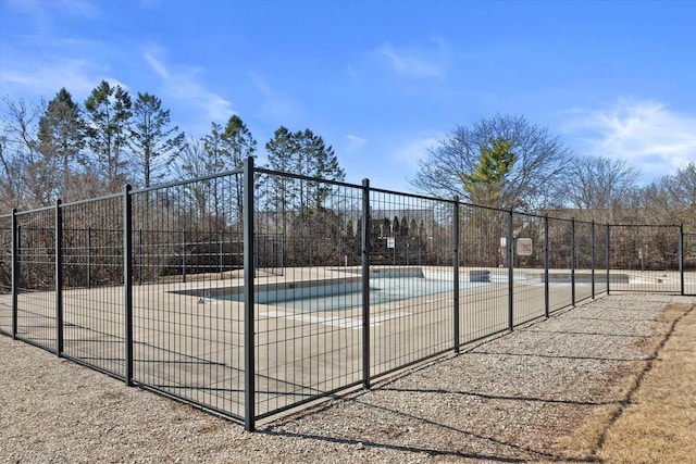 exterior space featuring fence