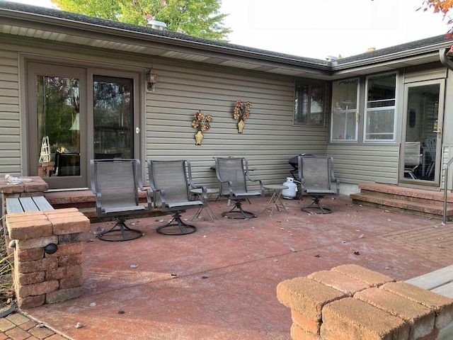 view of patio / terrace with entry steps