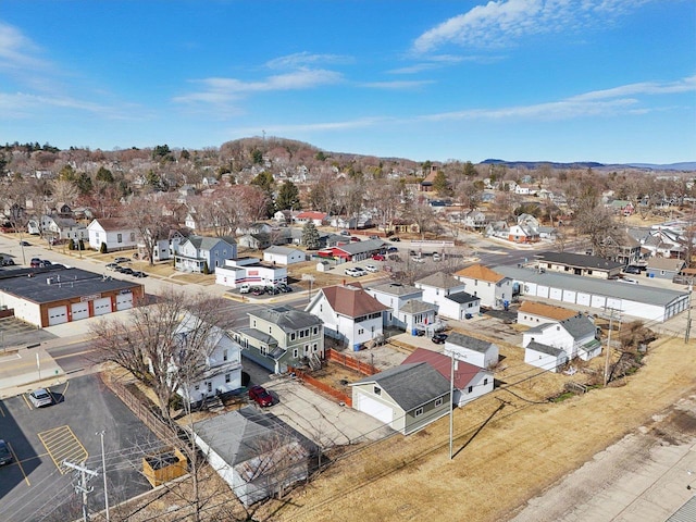 drone / aerial view featuring a residential view