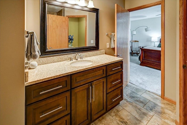 ensuite bathroom with vanity and ensuite bathroom