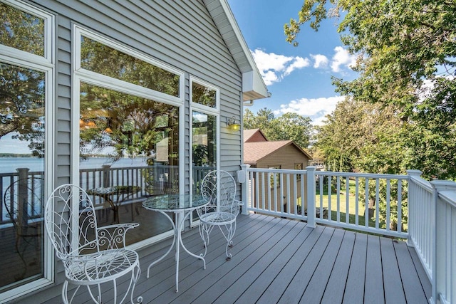 3018 Waubesa Ave, Madison, WI 53711 - view of wooden terrace