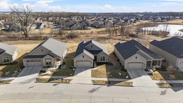 bird's eye view featuring a residential view