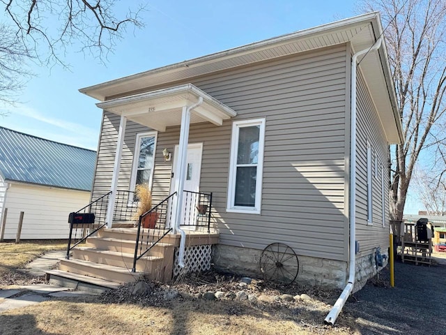 view of front of home