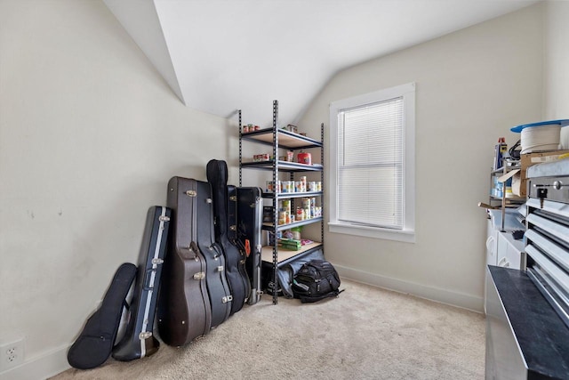 view of storage room