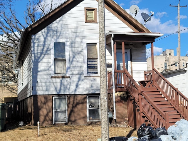 view of front of home