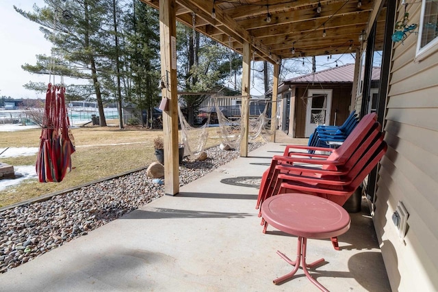 view of patio