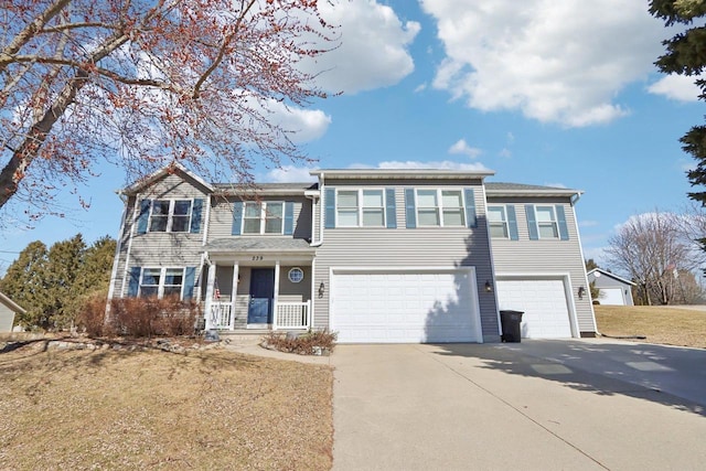 view of front of home featuring an attached garage and driveway