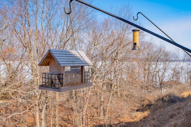 exterior space featuring a chimney