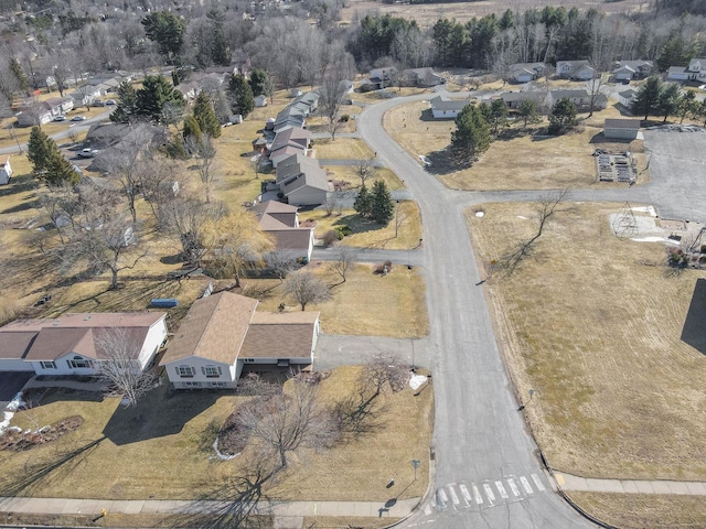 bird's eye view featuring a residential view